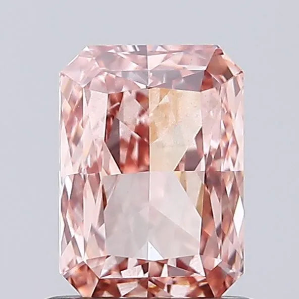 1.00ct Radiant Lab Grown Diamond (Colour Fancy Intense Brownish Pink, Clarity VS2, IGI Certified)