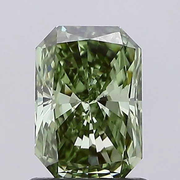 1.00ct Radiant Lab Grown Diamond (Colour Fancy Vivid Green, Clarity SI1, IGI Certified)
