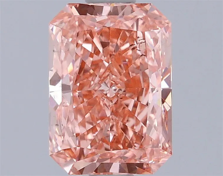 1.00ct Radiant Lab Grown Diamond (Colour Fancy Vivid Pink, Clarity SI1, IGI Certified)