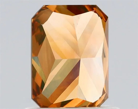1.00ct Radiant Natural Diamond (Colour Fancy Deep Yellow Brown, Clarity VS1, Cut GD, GIA Certified)