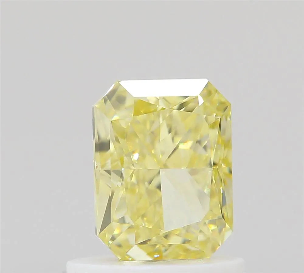 1.00ct Radiant Natural Diamond (Colour Fancy Intense Yellow, Clarity VS2, GIA Certified)
