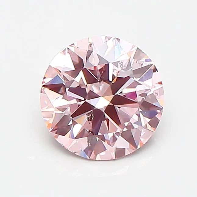 1.00ct Round Lab Grown Diamond (Colour Fancy Intense Pink, Clarity SI1, Cut ID, IGI Certified)