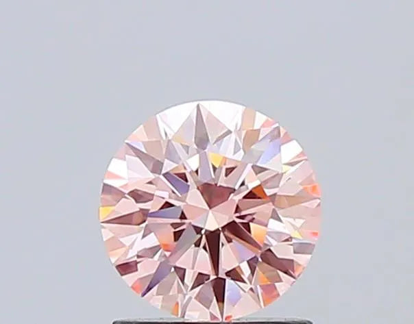 1.00ct Round Lab Grown Diamond (Colour Fancy Intense Pink, Clarity VS1, Cut EX, IGI Certified)