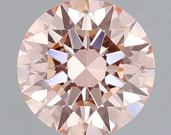 1.00ct Round Lab Grown Diamond (Colour Fancy Intense Pink, Clarity VVS2, Cut EX, IGI Certified)