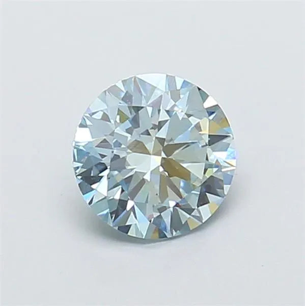 1.00ct Round Lab Grown Diamond (Colour Fancy Light Blue, Clarity VS1, Cut EX, IGI Certified)