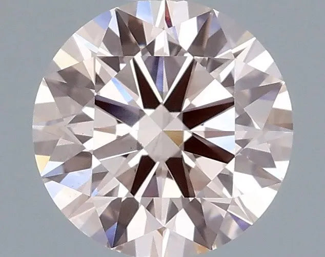 1.00ct Round Lab Grown Diamond (Colour Fancy Light Pink, Clarity VS1, Cut ID, IGI Certified)
