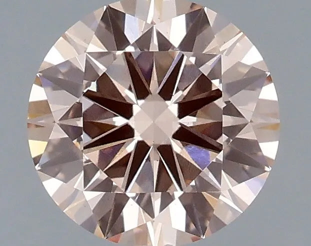 1.00ct Round Lab Grown Diamond (Colour Fancy Pink, Clarity VS1, Cut ID, IGI Certified)