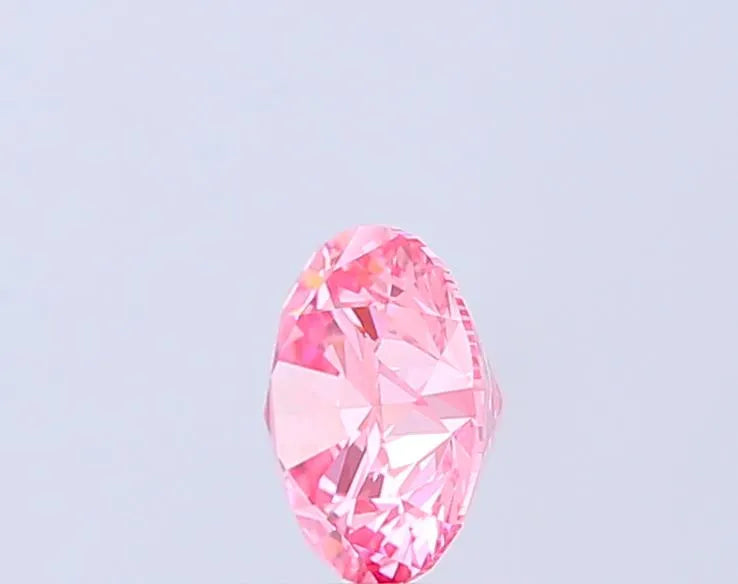 1.00ct Round Lab Grown Diamond (Colour Fancy Vivid Pink, Clarity VS1, Cut ID, IGI Certified)
