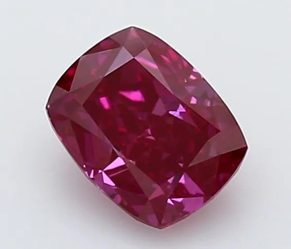 1.01ct Cushion brilliant Lab Grown Diamond (Colour Fancy Deep Pink, Clarity VS2, IGI Certified)