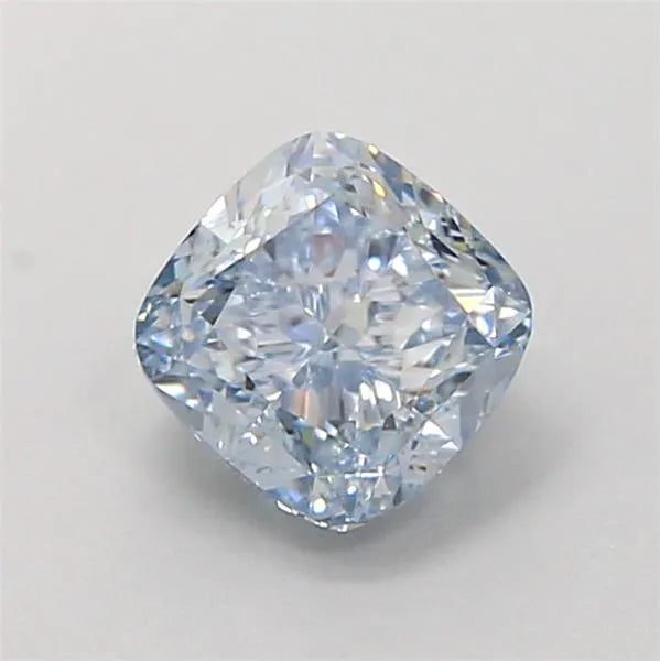 1.01ct Cushion modified Lab Grown Diamond (Colour Fancy Intense Blue, Clarity VVS2, IGI Certified)