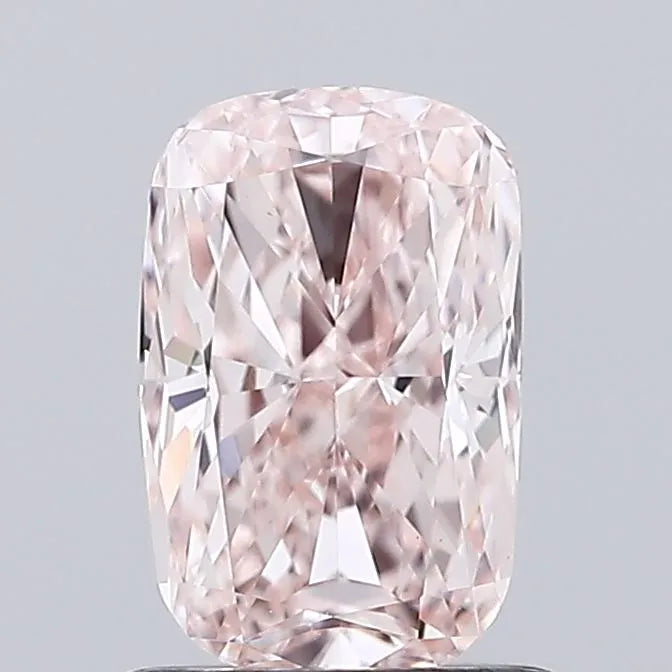 1.01ct Cushion modified Lab Grown Diamond (Colour Fancy Intense Pink, Clarity VS1, IGI Certified)