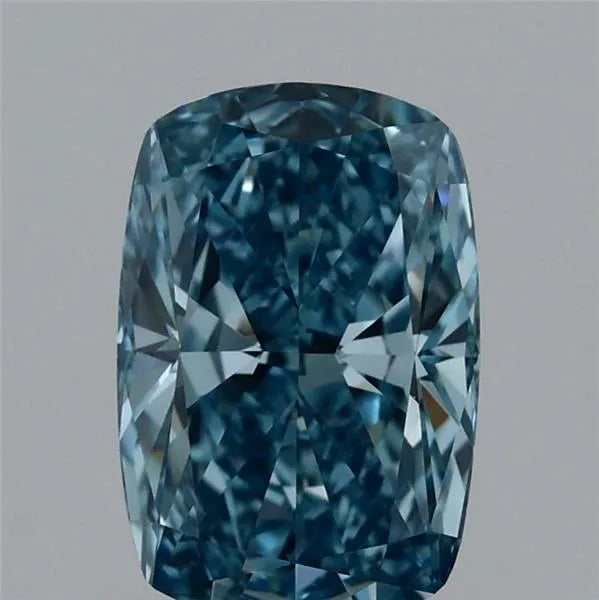 1.01ct Cushion modified Lab Grown Diamond (Colour Fancy Vivid Blue, Clarity VVS2, IGI Certified)