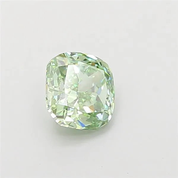 1.01ct Cushion modified Lab Grown Diamond (Colour Fancy Vivid Green, Clarity VS1, IGI Certified)