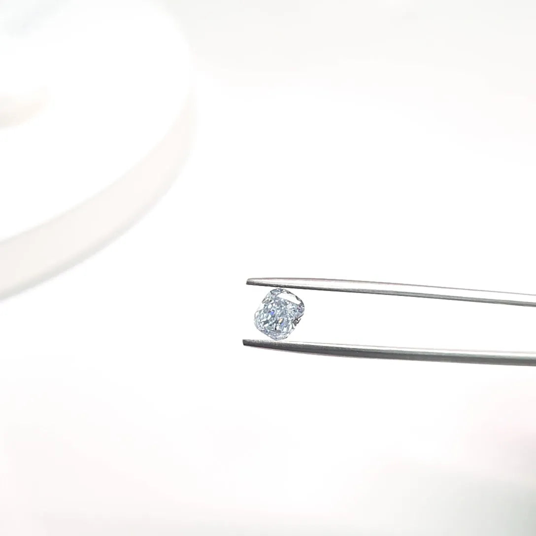 1.01ct Cushion modified Lab Grown Diamond (Colour Light Blue, Clarity VVS2, IGI Certified)