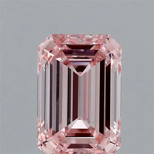 1.01ct Emerald Lab Grown Diamond (Colour Fancy Intense Pink, Clarity VS2, IGI Certified)