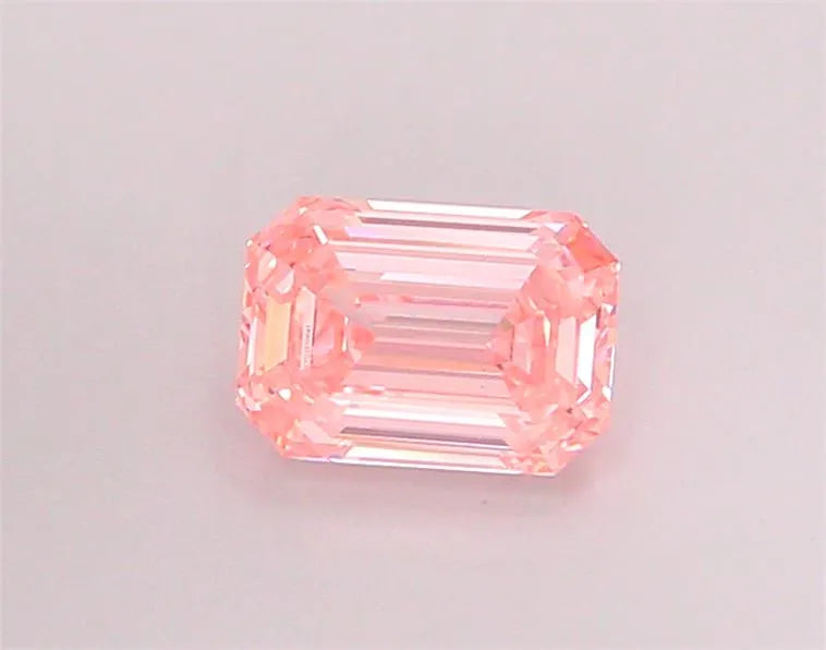 1.01ct Emerald Lab Grown Diamond (Colour Fancy Intense Pink, Clarity VS2, IGI Certified)