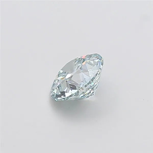 1.01ct European cut Lab Grown Diamond (Colour Fancy Light Greenish Blue, Clarity VVS2, IGI Certified)