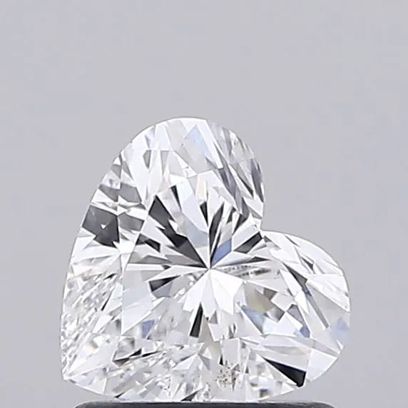 1.01ct Heart Lab Grown Diamond (Colour D, Clarity VS2, IGI Certified)