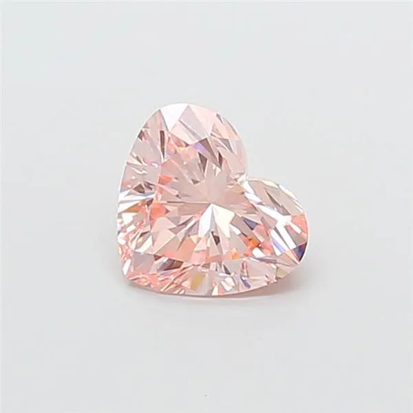 1.01ct Heart Lab Grown Diamond (Colour Fancy Intense Pink, Clarity VS1, IGI Certified)