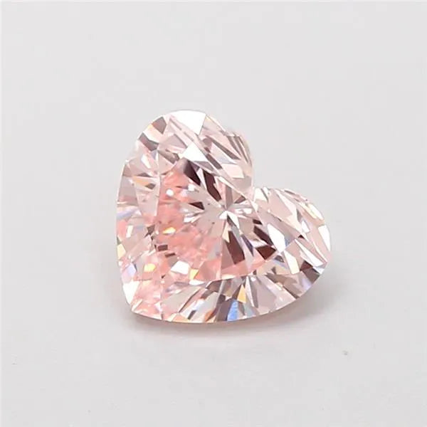 1.01ct Heart Lab Grown Diamond (Colour Fancy Light Pink, Clarity VS1, IGI Certified)