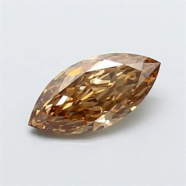 1.01ct Marquise Lab Grown Diamond (Colour Fancy Brown, Clarity VS1, IGI Certified)