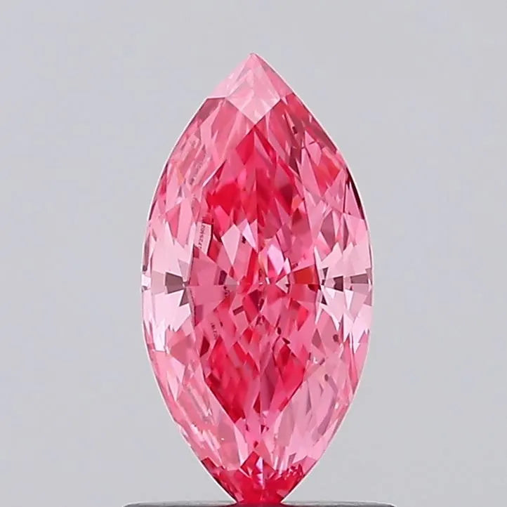 1.01ct Marquise Lab Grown Diamond (Colour Fancy Vivid Pink, Clarity VS1, IGI Certified)