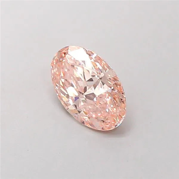 1.01ct Oval Lab Grown Diamond (Colour Fancy Brown Pink, Clarity VS2, IGI Certified)