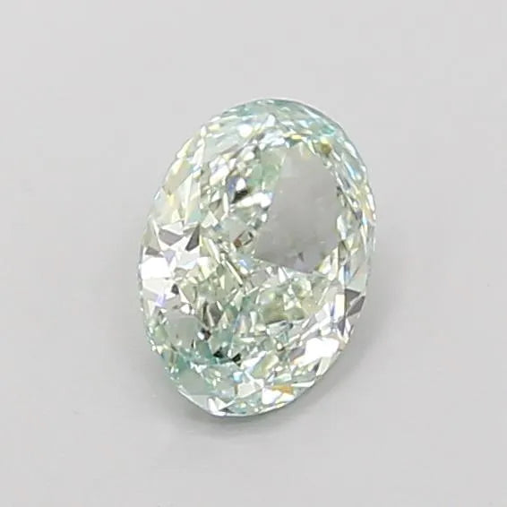 1.01ct Oval Lab Grown Diamond (Colour Fancy Intense Green, Clarity VVS1, IGI Certified)