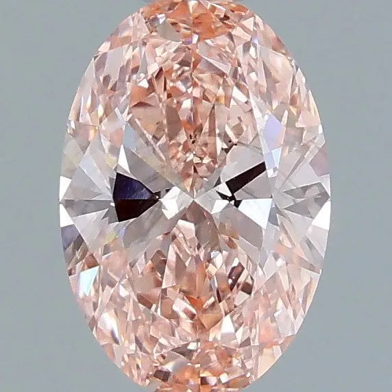 1.01ct Oval Lab Grown Diamond (Colour Fancy Intense Pink, Clarity SI1, IGI Certified)