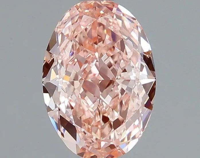 1.01ct Oval Lab Grown Diamond (Colour Fancy Intense Pink, Clarity VVS2, IGI Certified)
