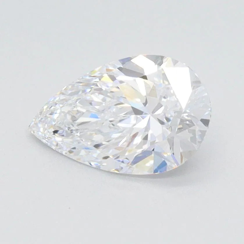 1.01ct Pear Lab Grown Diamond (Colour D, Clarity IF, IGI Certified)