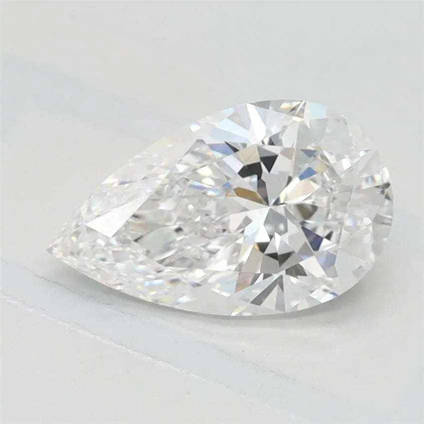 1.01ct Pear Lab Grown Diamond (Colour D, Clarity IF, IGI Certified)