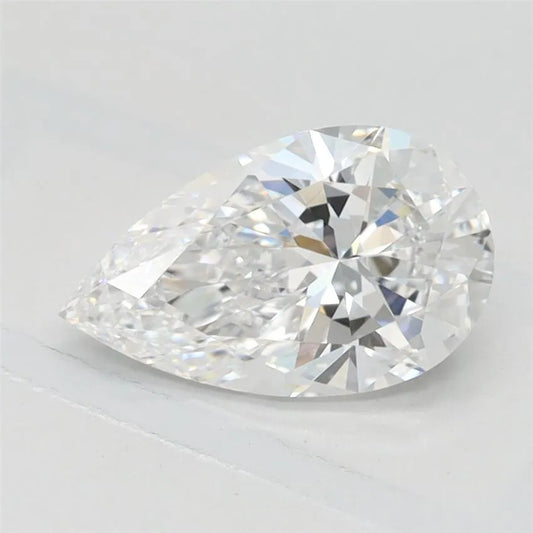 1.01ct Pear Lab Grown Diamond (Colour D, Clarity IF, IGI Certified)