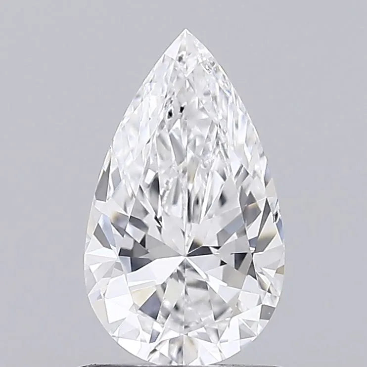 1.01ct Pear Lab Grown Diamond (Colour D, Clarity VS2, IGI Certified)