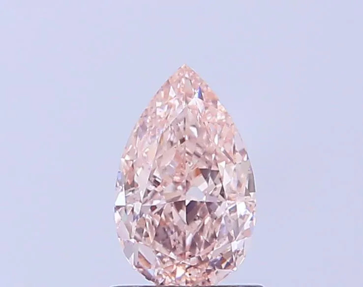1.01ct Pear Lab Grown Diamond (Colour Fancy Brown Pink, Clarity VS2, IGI Certified)