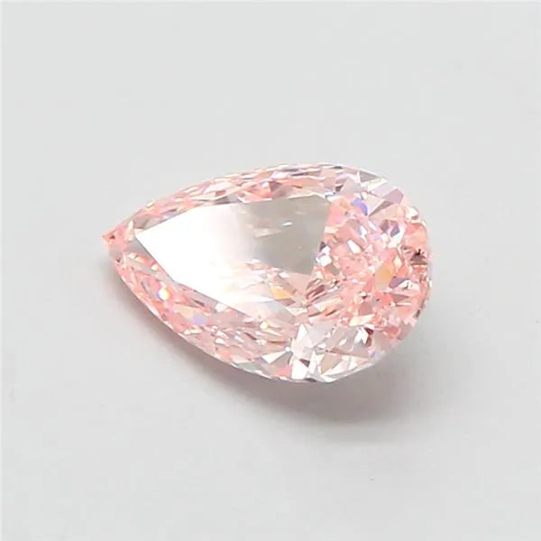 1.01ct Pear Lab Grown Diamond (Colour Fancy Intense Pink, Clarity VS1, IGI Certified)