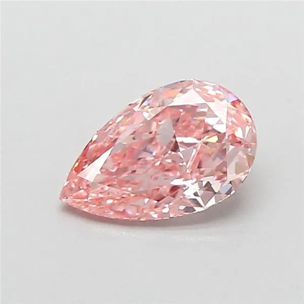 1.01ct Pear Lab Grown Diamond (Colour Fancy Intense Pink, Clarity VVS1, IGI Certified)