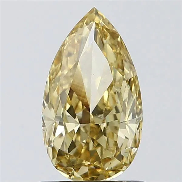 1.01ct Pear Lab Grown Diamond (Colour Fancy Intense Yellow, Clarity VS2, IGI Certified)