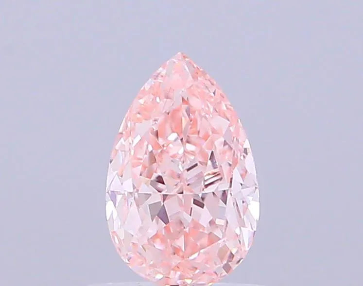 1.01ct Pear Lab Grown Diamond (Colour Fancy Pink, Clarity VS1, IGI Certified)