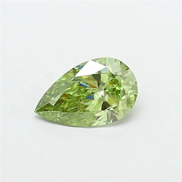 1.01ct Pear Lab Grown Diamond (Colour Fancy Vivid Green, Clarity SI1, IGI Certified)