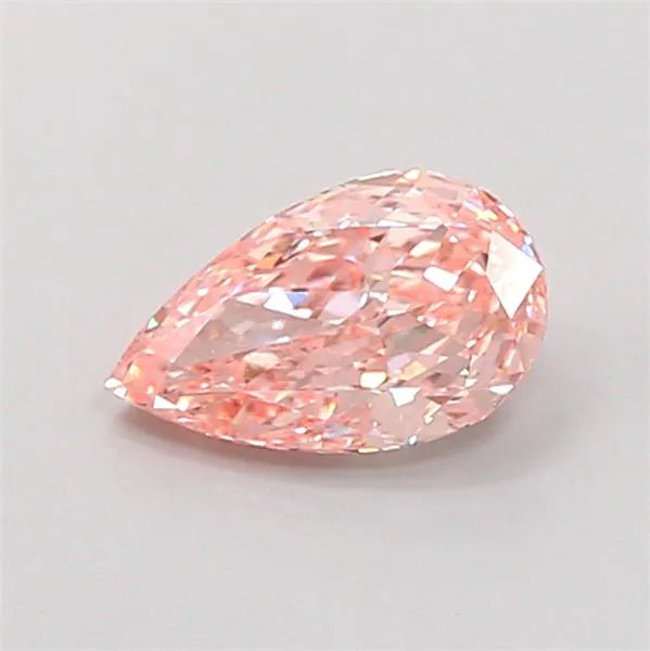 1.01ct Pear Lab Grown Diamond (Colour Fancy Vivid Pink, Clarity VS1, IGI Certified)