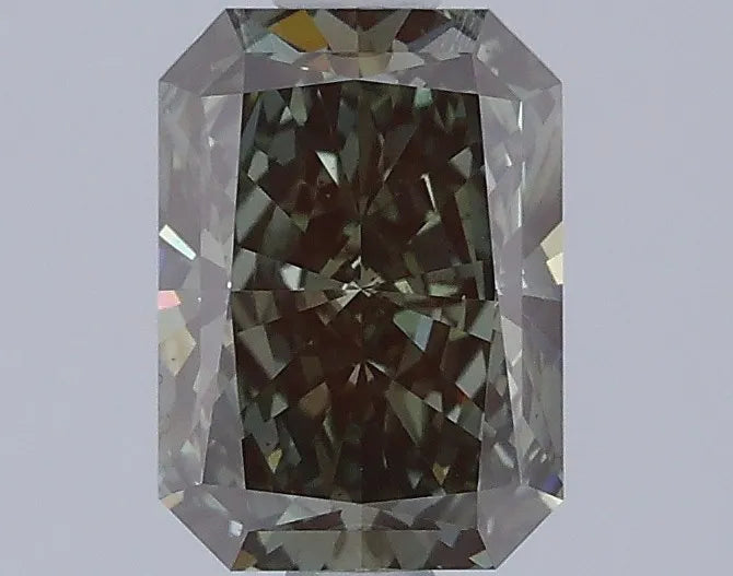 1.01ct Radiant Lab Grown Diamond (Colour Fancy Deep Green, Clarity VS2, IGI Certified)
