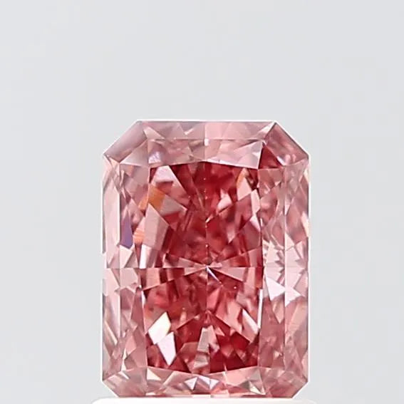1.01ct Radiant Lab Grown Diamond (Colour Fancy Intense Brownish Pink, Clarity SI1, IGI Certified)