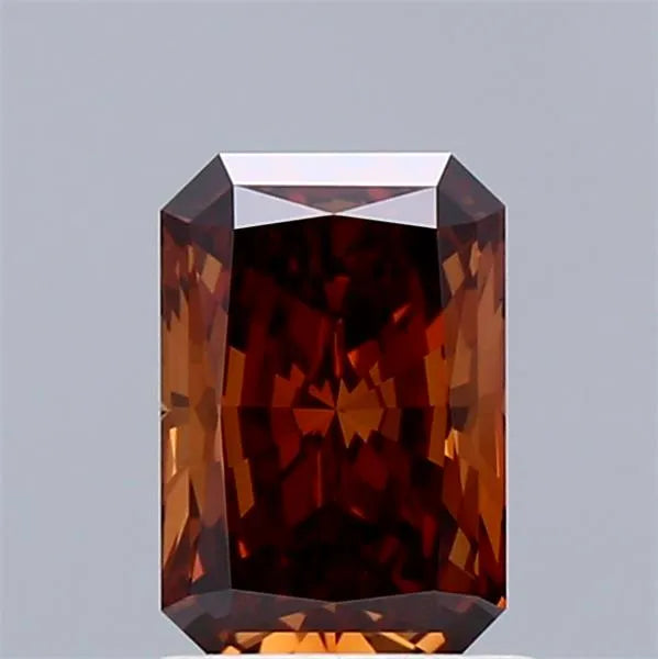 1.01ct Radiant Lab Grown Diamond (Colour Fancy Orange, Clarity VVS2, IGI Certified)