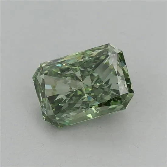 1.01ct Radiant Lab Grown Diamond (Colour Fancy Vivid Green, Clarity VVS2, IGI Certified)