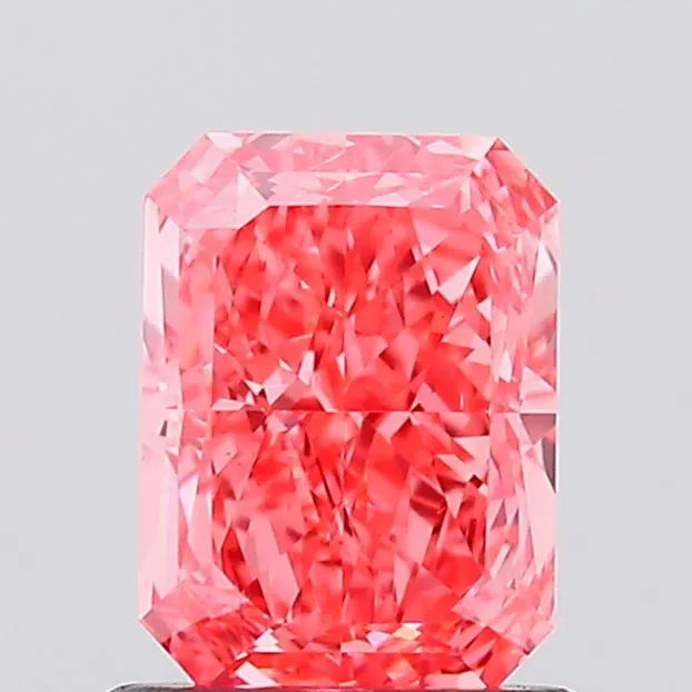 1.01ct Radiant Lab Grown Diamond (Colour Fancy Vivid Pink, Clarity VS1, IGI Certified)