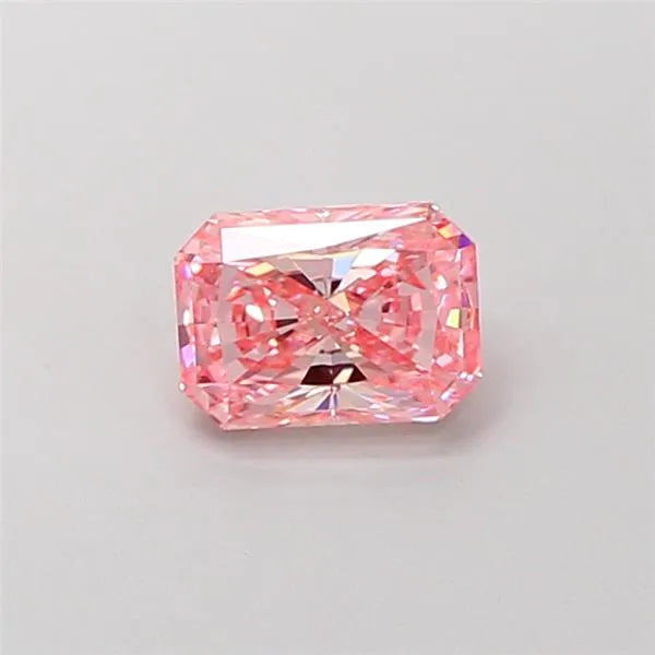 1.01ct Radiant Lab Grown Diamond (Colour Fancy Vivid Pink, Clarity VS2, IGI Certified)