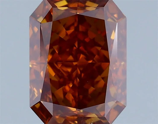 1.01ct Radiant Natural Diamond (Colour Fancy Deep, Clarity VS2, GIA Certified)