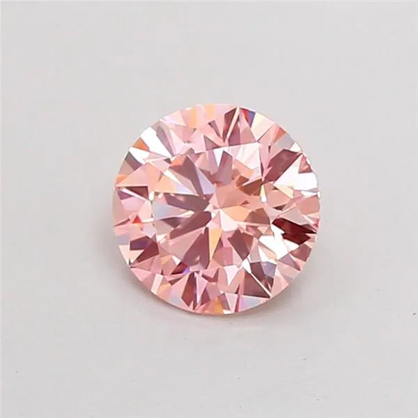 1.01ct Round Lab Grown Diamond (Colour Fancy Intense Pink, Clarity VVS2, Cut ID, IGI Certified)