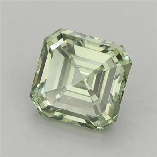 1.01ct Square emerald Lab Grown Diamond (Colour Fancy Vivid Green, Clarity VVS2, IGI Certified)